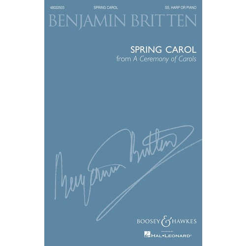 Spring Carol (From A Ceremony Of Carols) (Single Music Sheet)