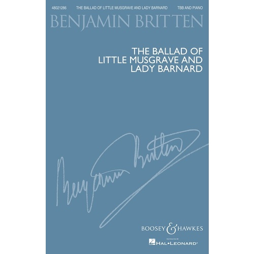Ballad Of Little Musgrave And Barnard Tbb Book