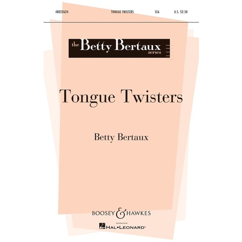 Tongue Twisters SSA Book