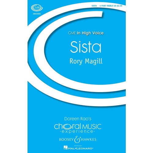 Sista 4 Part Treble Book