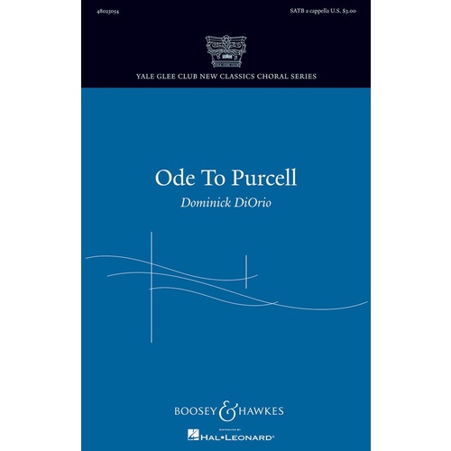 Ode To Purcell SATB Book