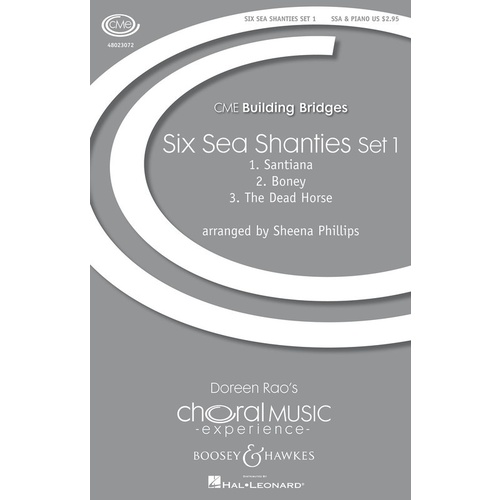 Six Sea Shanties V1 SSA Book