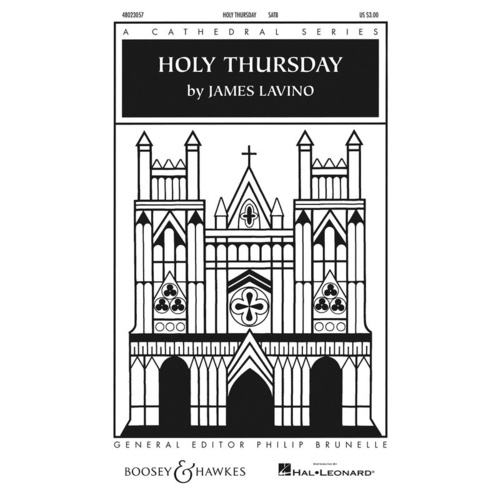 Holy Thursday SATB Book
