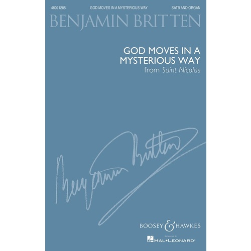 God Moves In A Mysterious Way SATB Book