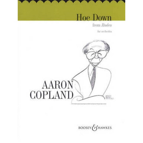 Hoe Down From Rodeo For Full Orch Full Score Book