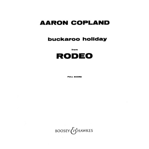 Copland - Buckaroo Holiday Full Score Book