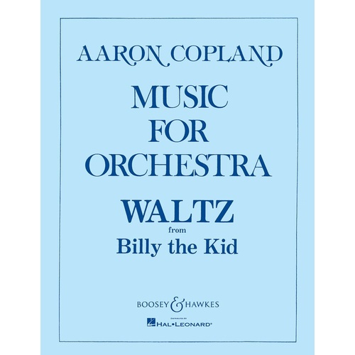 Waltz Billy Kid Score/Parts Book