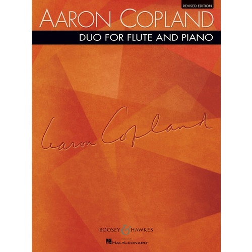Copland - Duo For Flute And Piano Book
