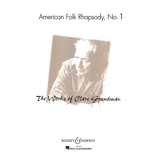 Amer Folk Rhap 1 Sc/Pt Book