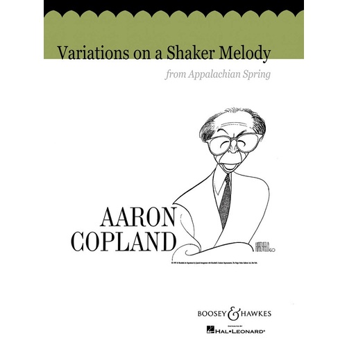 Variations On A Shaker Melody Score/Parts Book