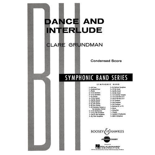 Dance/Interlude Cond Book