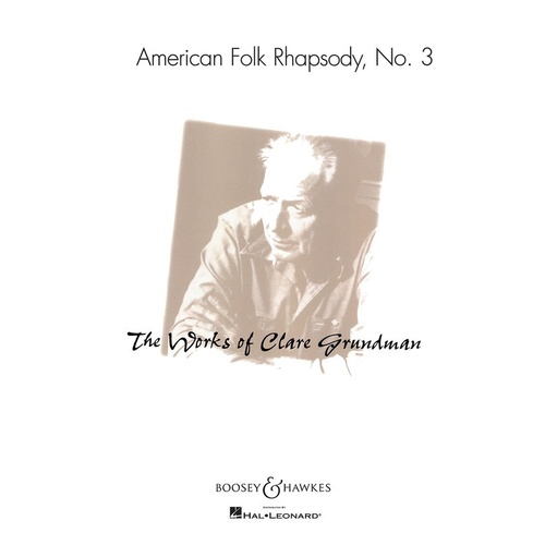 Amer Flk Rhap 3 Score/Parts Book