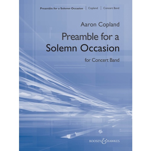 Preamble Solemn Score/Parts Book