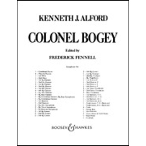 Colonel Bogey Score/Parts Book