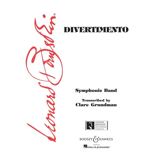 Bernstein - Divertimento Concert Band Score/Parts Book