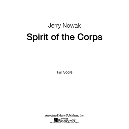 Spirit Of Corps F/Sc Book