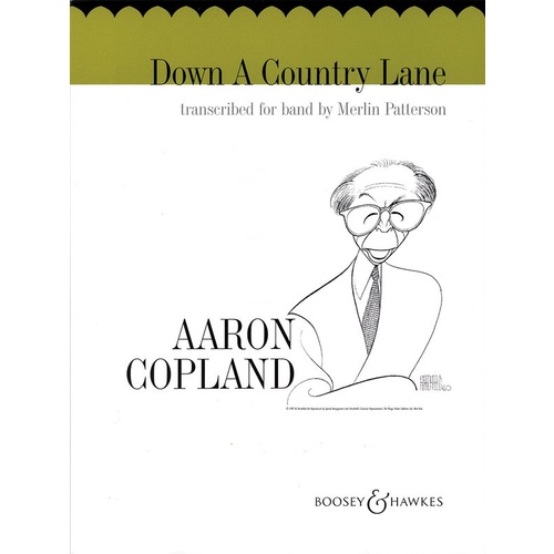 Down A Country Lane Concert Band 3 Sc/Pt Arr Patterson Book