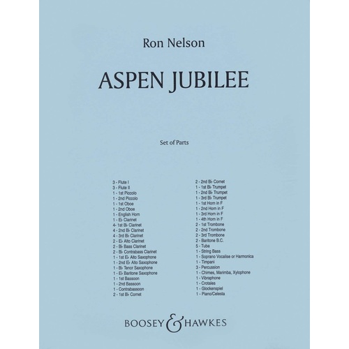 Aspen Jubilee Sc/Pt Book