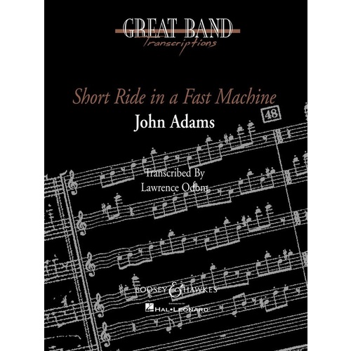 Short Ride In A Fast Machine Score/Parts Book