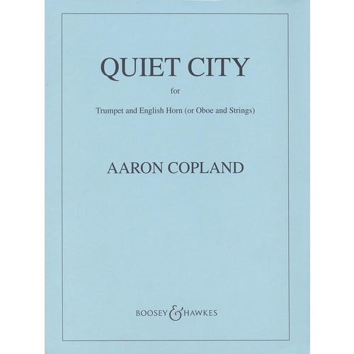 Quiet City String Orch And Trumpet/Ob/Cor Ang Score/Parts Book