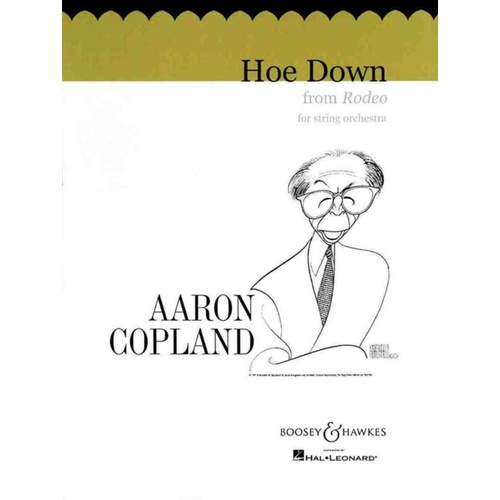 Hoe Down From Rodeo String Orchestra Set Book