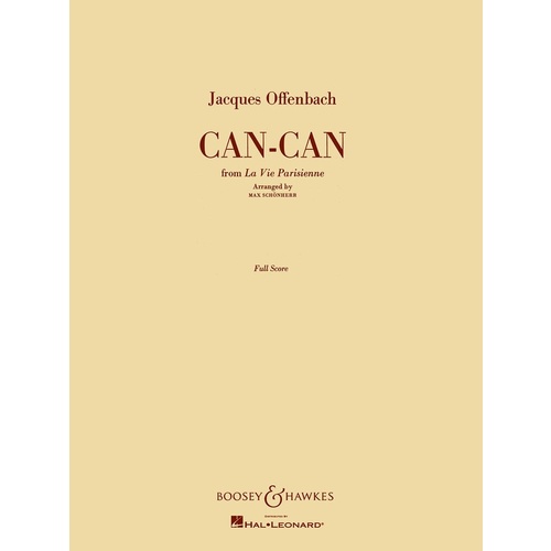Can Can Full Score Book