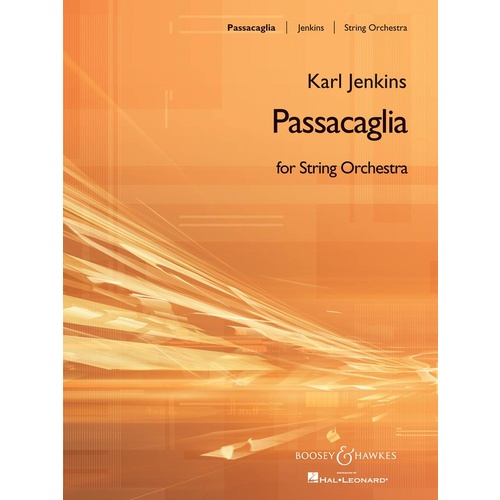 Passacaglia Bhso Score/Parts Book