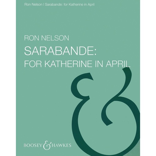 Sarabande Kath Score/Parts Book