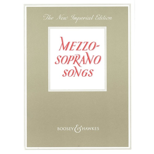 Mezzo Soprano Songs Imperial Edition Pv Book