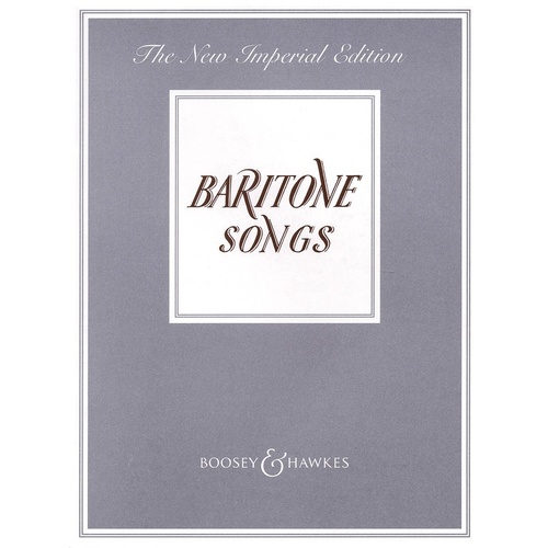 Baritone Songs Imperial Edition Pv Book