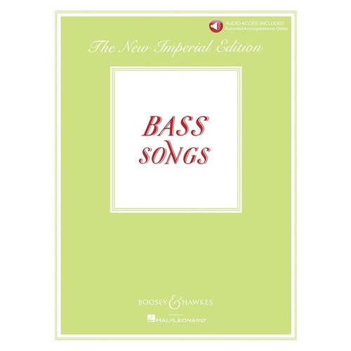 Bass Songs Imperial Edition Piano/Vocal Book