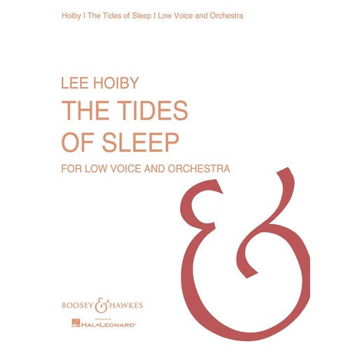 Tides Of Sleep Vo/Orch Book