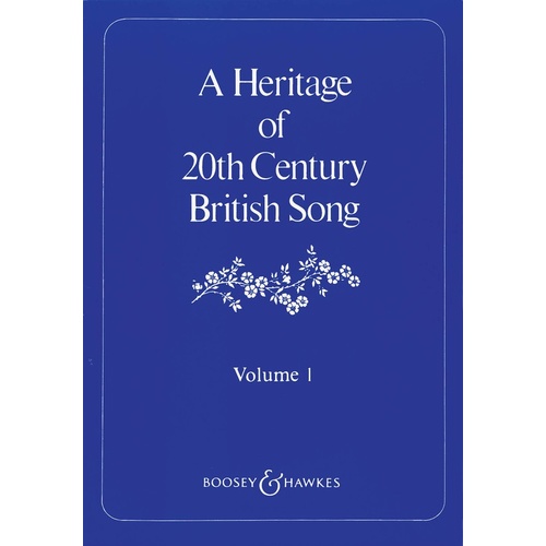 Heritage Of 20th Century British Song Vol 1 Book