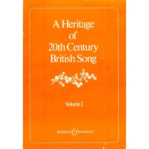 Heritage Of 20th Century British Song V2 Book