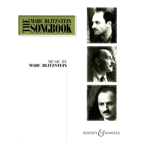 Blitzstein Songbook V1 Book