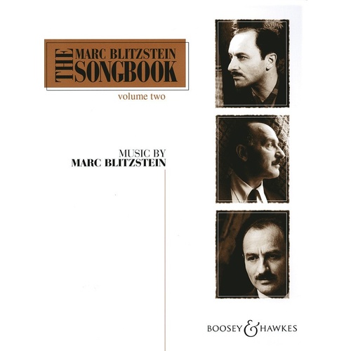 Blitzstein Songbook V2 Book