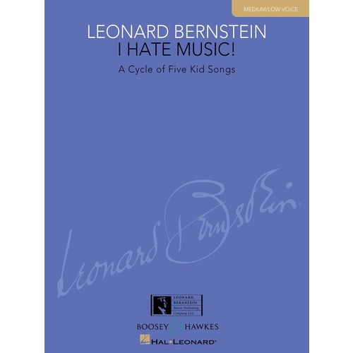 I Hate Music Medium Low Voice Book