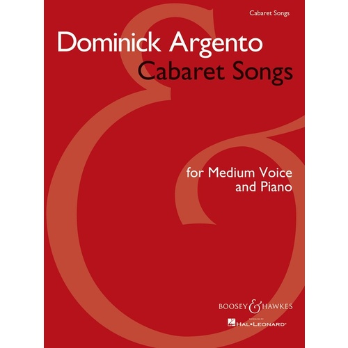 Five Cabaret Songs Medium Voice/Piano Book