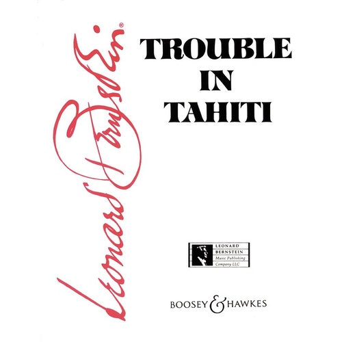 Trouble In Tahiti Voc Sc Book
