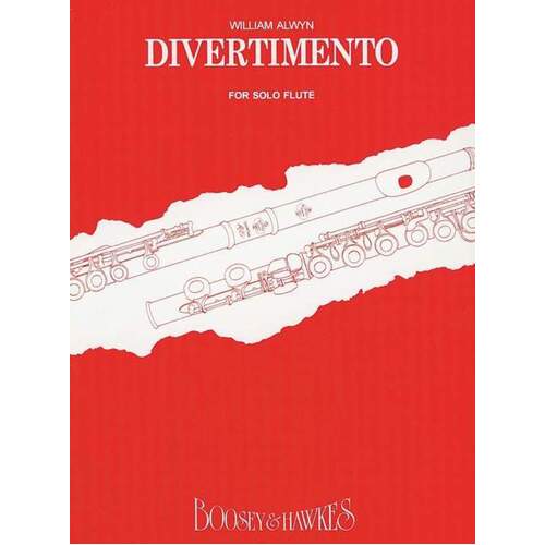 Alwyn - Divertimento For Solo Flute (Softcover Book)
