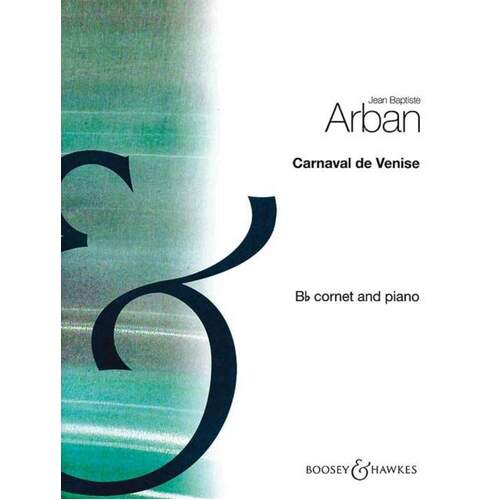 Arban - Carnaval Of Venise Cornet/Piano (Softcover Book)