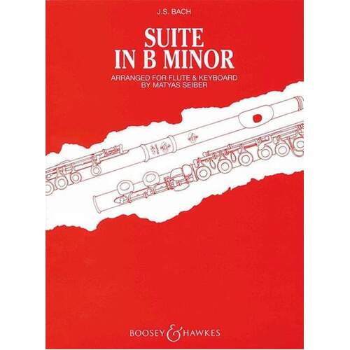 Bach - Suite In B Minor Flute/Piano (Softcover Book)