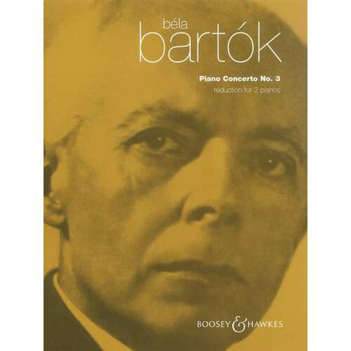 Bartok - Piano Concerto No 3 2Piano/4Hds (Softcover Book)