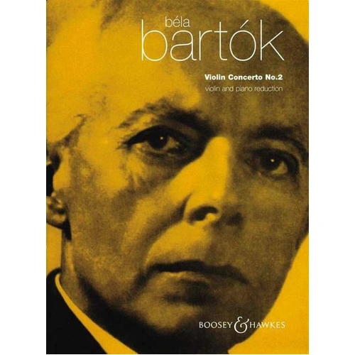 Bartok - Violin Concerto No. 2 for Violin and Piano, 88 Pages, Boosey & Hawkes