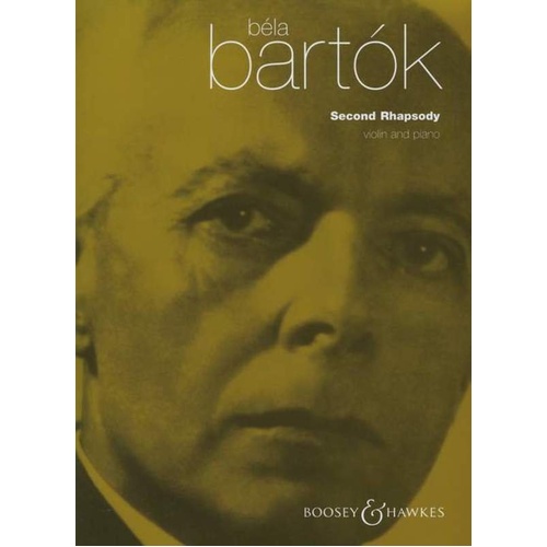 Bartok Second Rhapsody for Violin and Piano, Boosey & Hawkes, 40 Pages