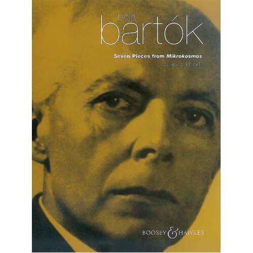Bartok - 7 Pieces From Mikrokosmos 2Piano/4Hds (Softcover Book)