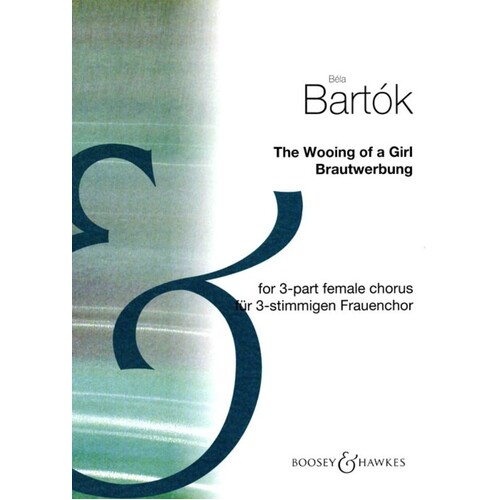 Bartok - The Wooing Of A Girl SSA A Cappella (Octavo) Book