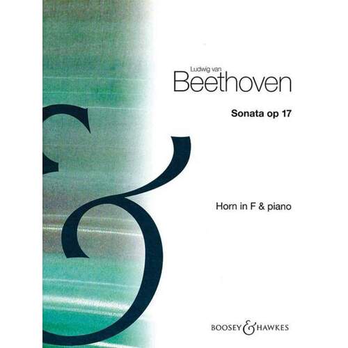 Beethoven - Sonata In F Major Op 17 Horn/Piano (Softcover Book)