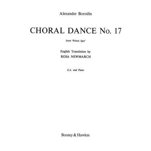 Borodin - Choral Dance No 17 SA (Octavo) Book