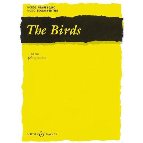 The Birds Medium Voice In E With Piano (Sheet Music) Book